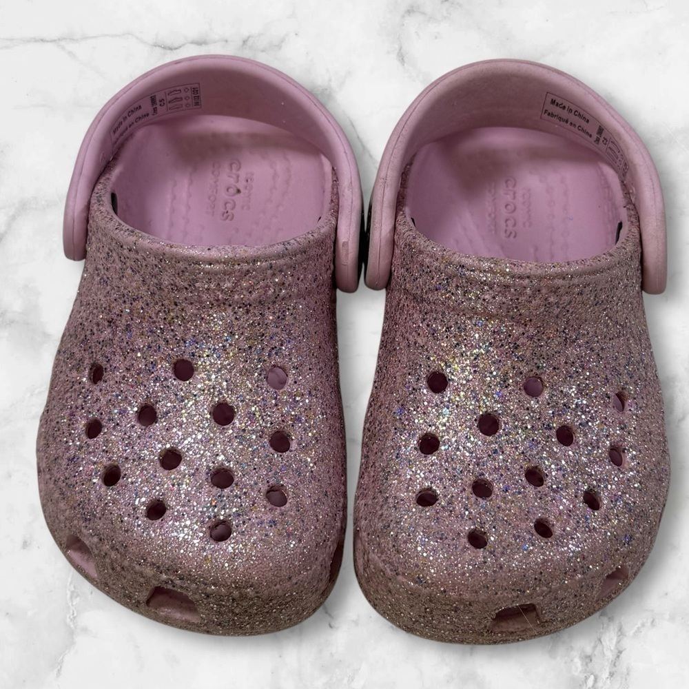 Baby Crocs Classic Glitter size 5 - Picture 2 of 5